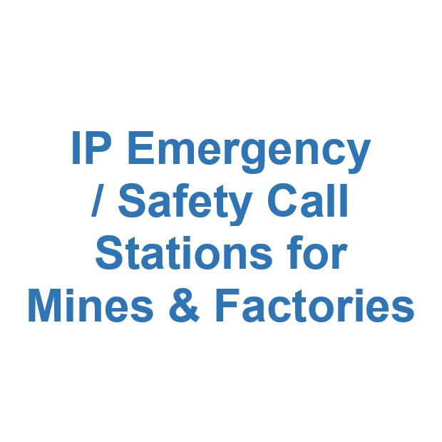 IP Emergency / Safety Call Stations For Mines, Factories