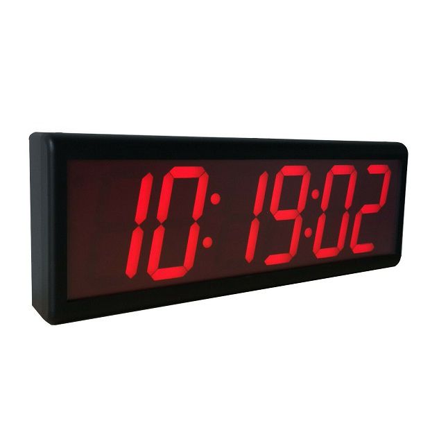 PoE Clock 6D Red