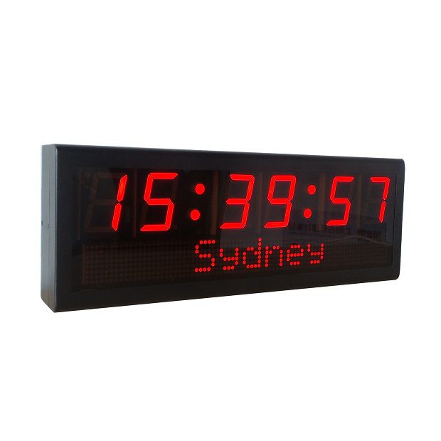 PoE Clock 6D plus Red