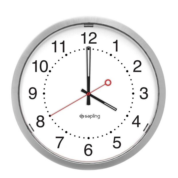 Sapling-SAW Series Round Clock