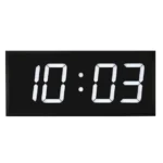 NTP54White_compressed » advanceIT › Digital clock displaying 10:03 on a black panel with seven-segment digits.